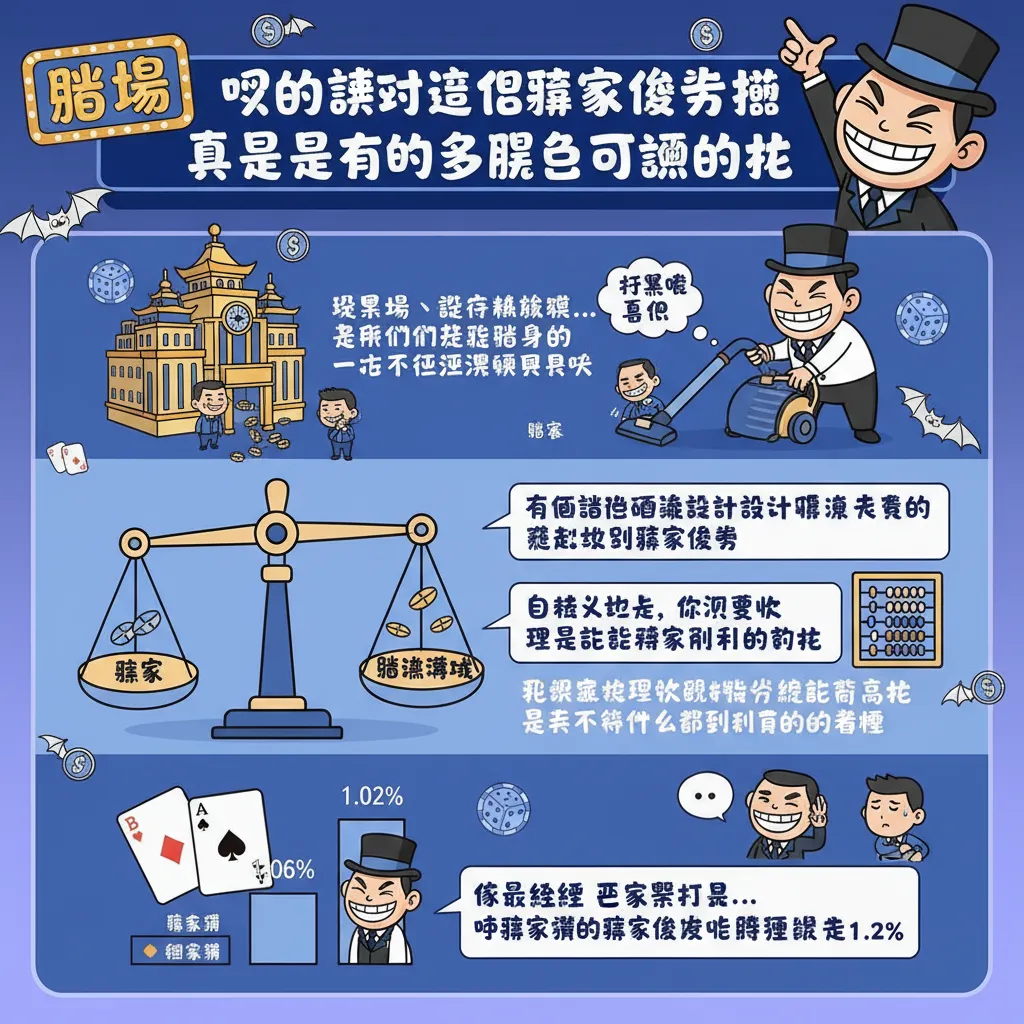 揭開賭場莊家優勢與熱門博弈遊戲的獲利真相
