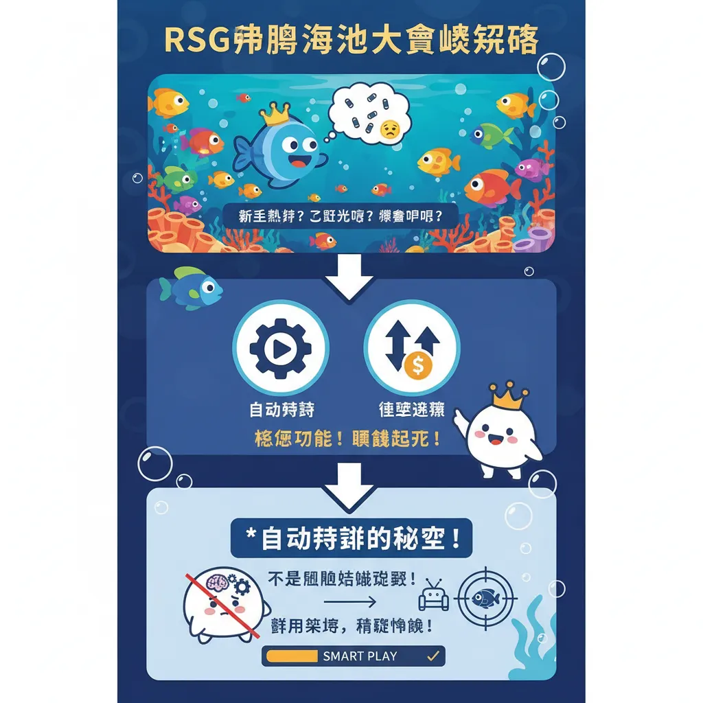 挑戰RSG捕魚海底大冒險：善用自動射擊與倍率選擇